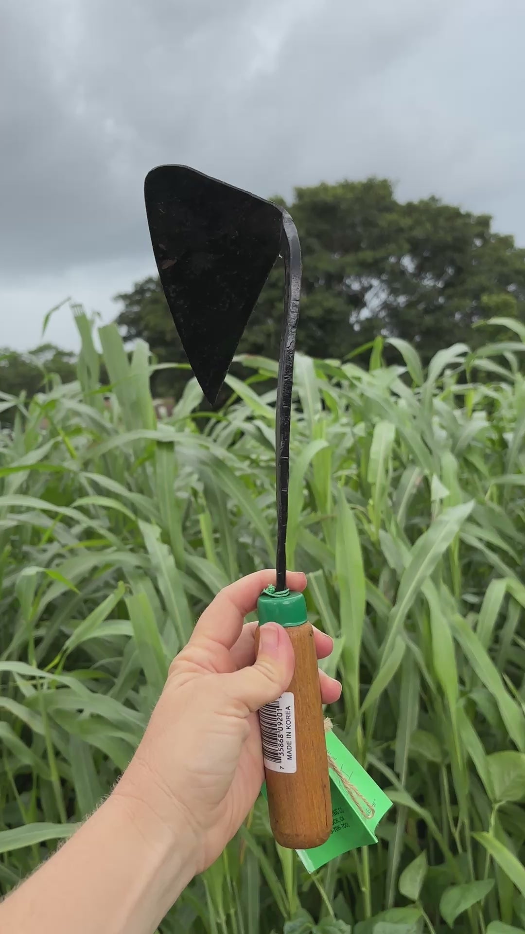 Load video: Korean Hand Scythe - Tiffanys favorite hand tool
