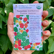 jewel mix Nasturtium Seed Packet